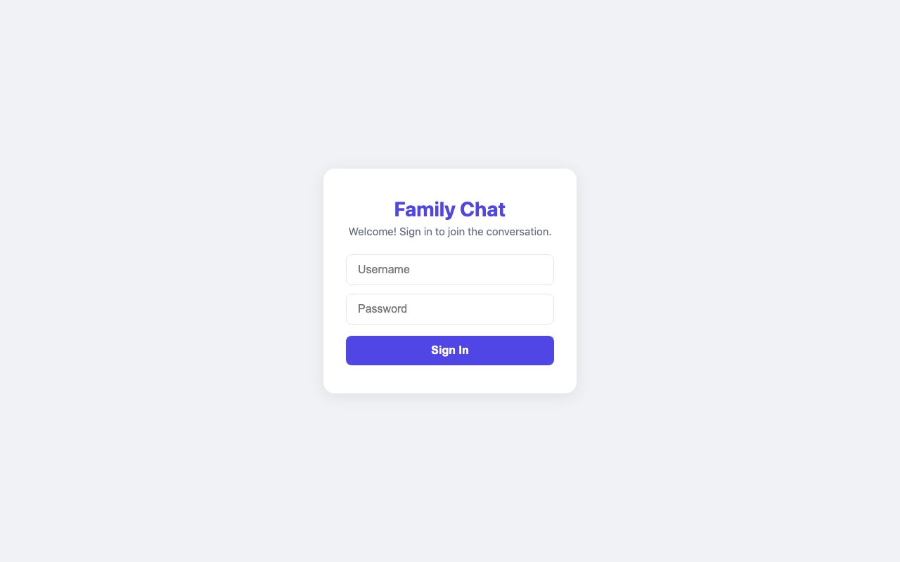 Family Chat screenshot